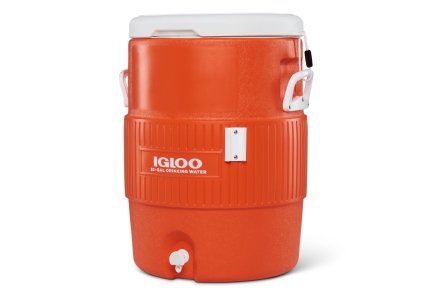 10 Gallon Seat Top Oranje Drankdispenser