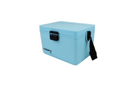 Steamy Classy 12 (12 Liter) Koelbox met Schouderband Sky Blue