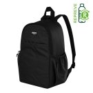 Repreve koelrugzak (24 blikjes) zwart - Gemaakt van gerecycled plastic!